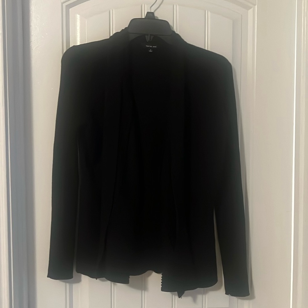 Black cardigan